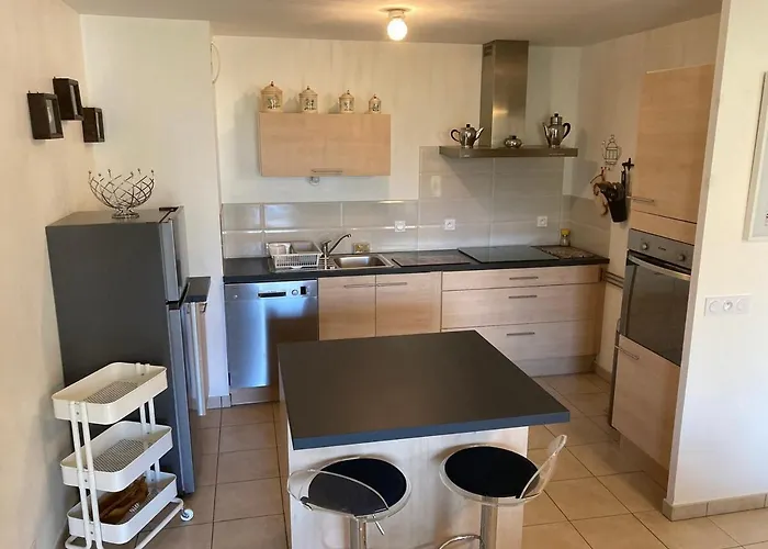 T3 63 M2 Rez-de-chaussee, Schweitzer 2 Garage Et Jardin * エクスレバン